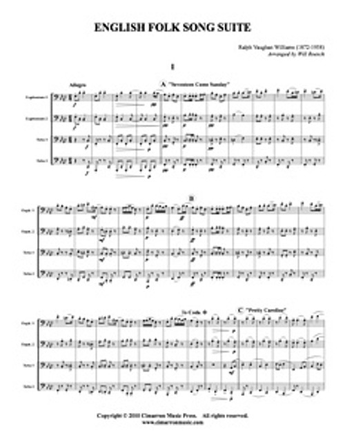 English Folk Song Suite (Tuba Quartet) (Download)