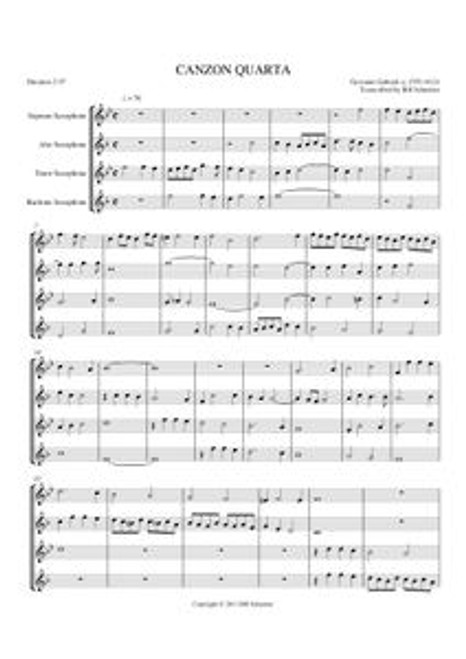 CHERUBIC HYMN (sax quartet) (download)