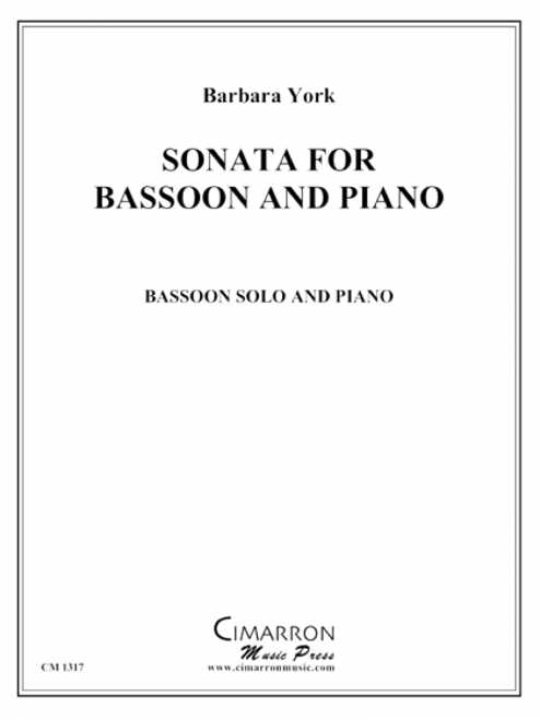 Sonata for Bassoon and Piano (Barbara York)