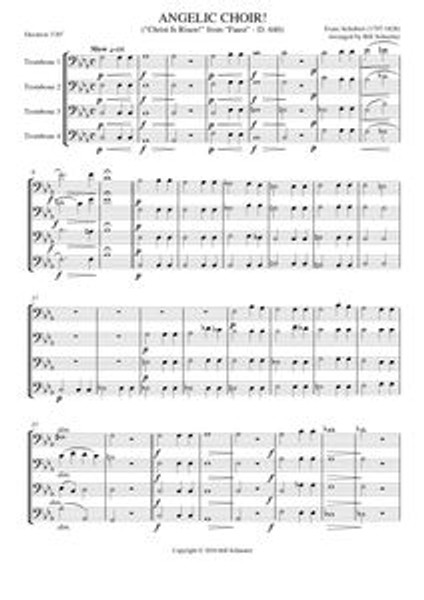 ANGELIC CHOIR FROM "FAUST," D. 440 (trombone quartet) (download)