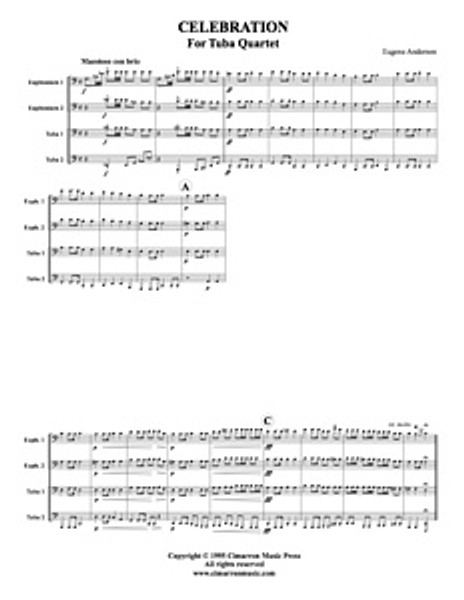 Celebration (Tuba Quartet) (Download)