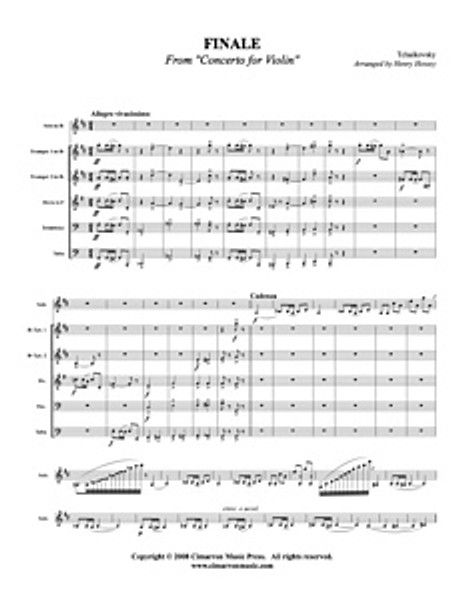 Finale from Violin Concerto (Download)