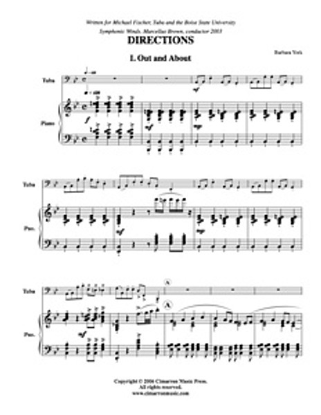 Directions (tuba solo) (download)