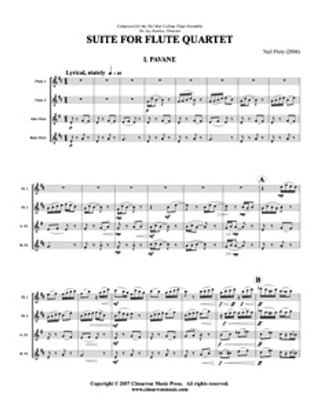 Suite for Flute Quartet (Download)