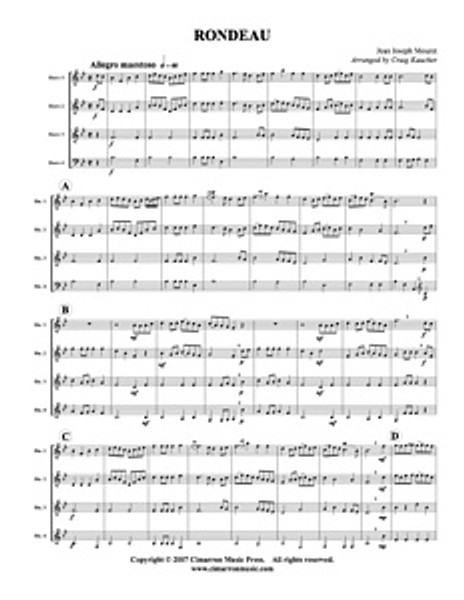 Rondeau (Horn Quartet) (Download)