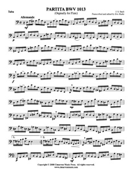 Partita (Tuba Solo) (Download)