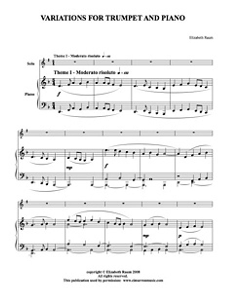 Variations (Trumpet Solo) (Download)