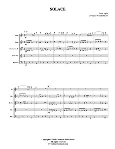 Solace (Woodwind Quintet) (Download)