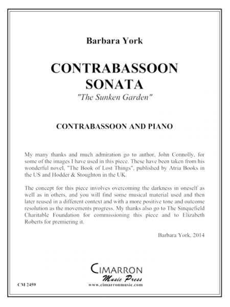 Contrabassoon Sonata