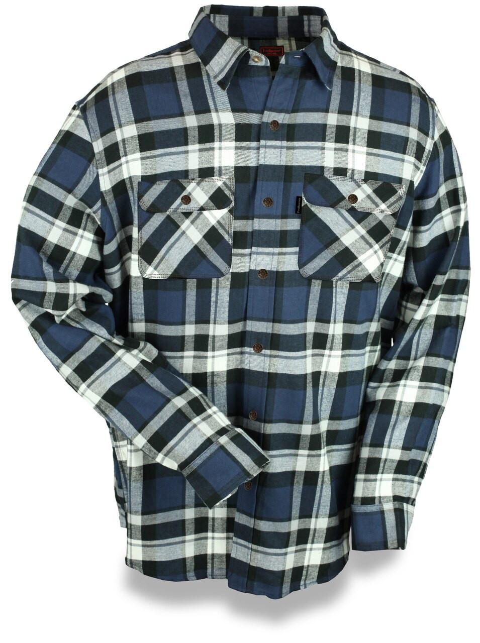 Quilt Lined Snap 9oz Flannel Jacket