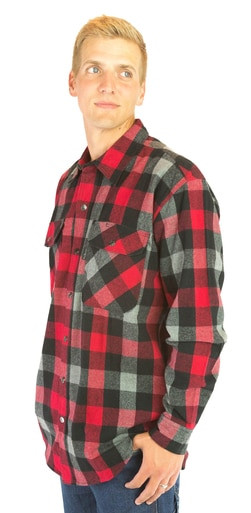 9oz Snap Front Flannel