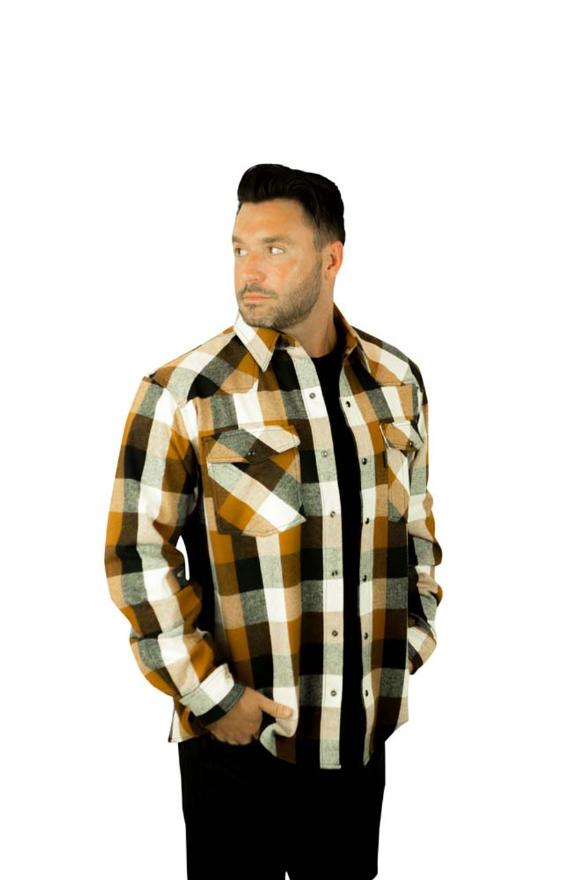 マチ付き・好配色◎ FIVE BROTHER Flannel Shirt Western Flannel 2020