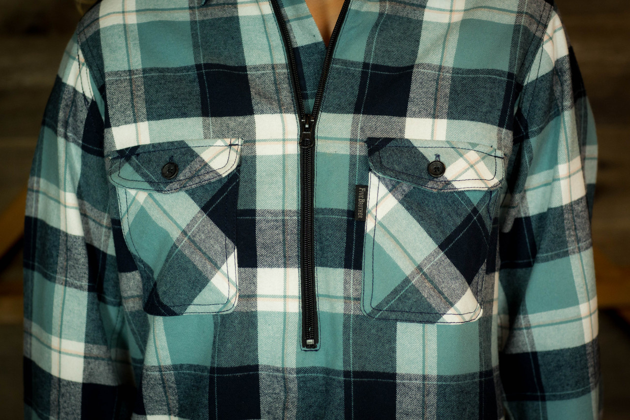 pull over flannel