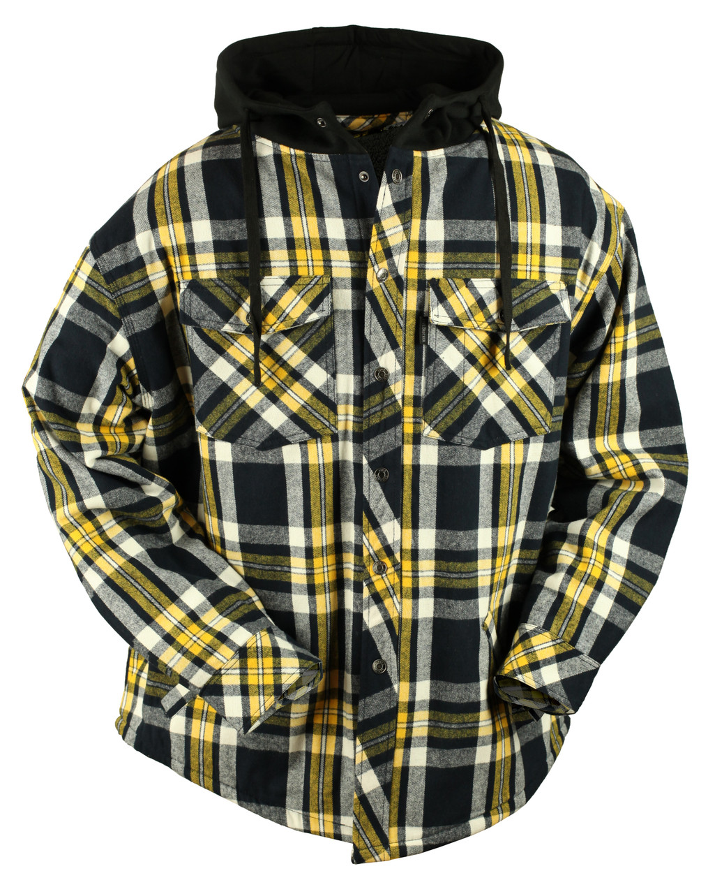 sherpa flannel with hood