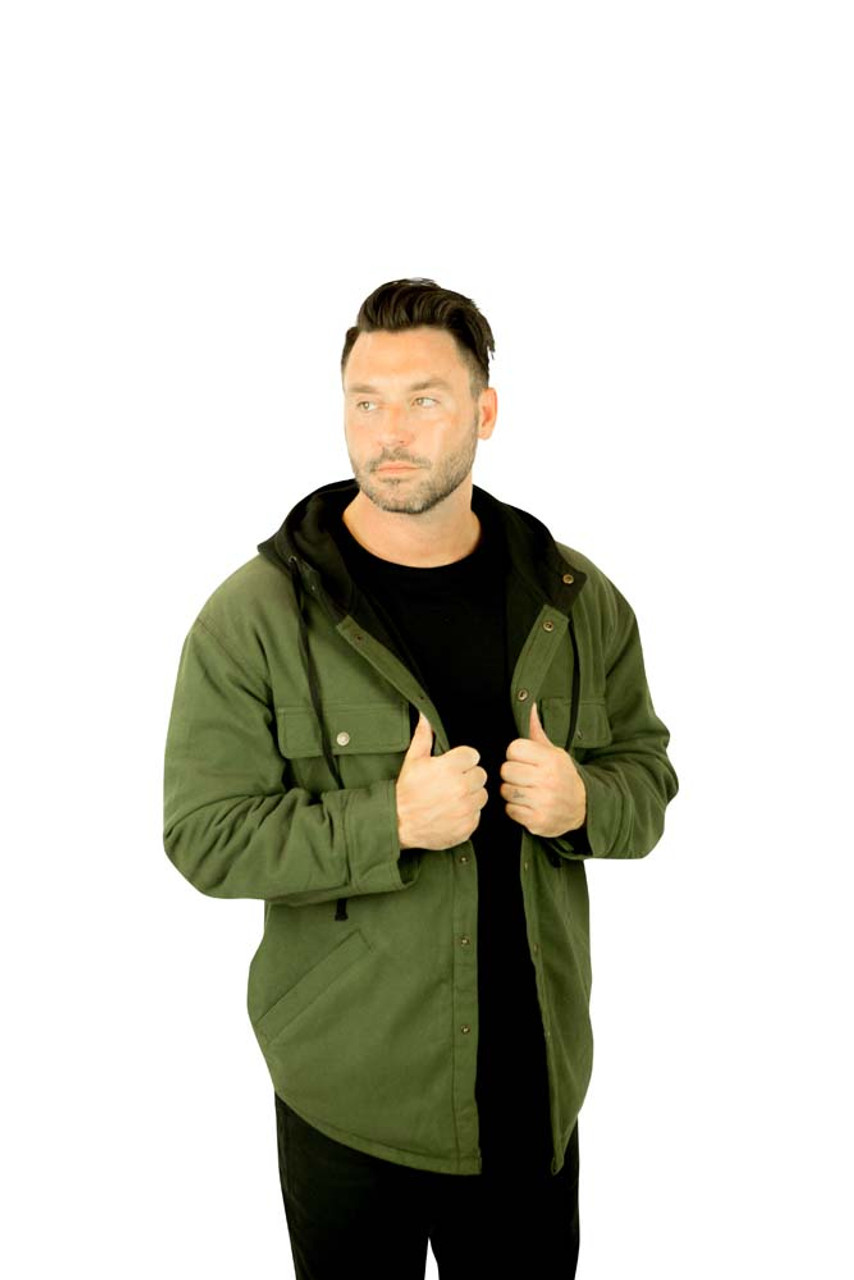 Original Quilt Lined Hooded Deluxe 7oz Chamois Snap Shirt 2020