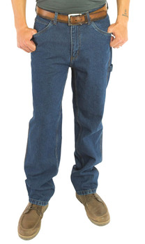 14oz Denim Stone Washed Dungaree Traditional Fit