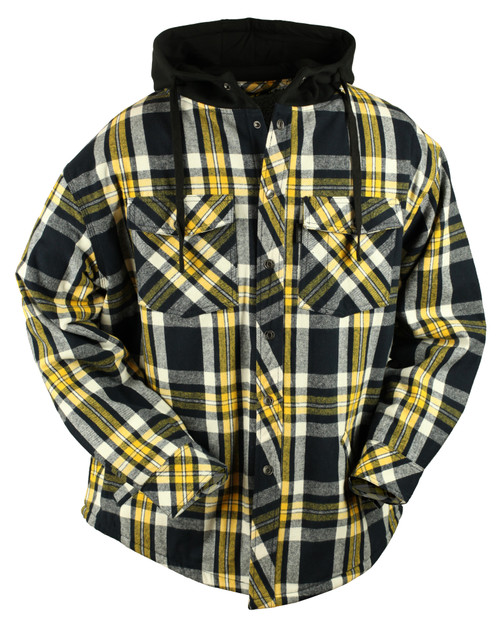 Hooded Mink Sherpa Lined