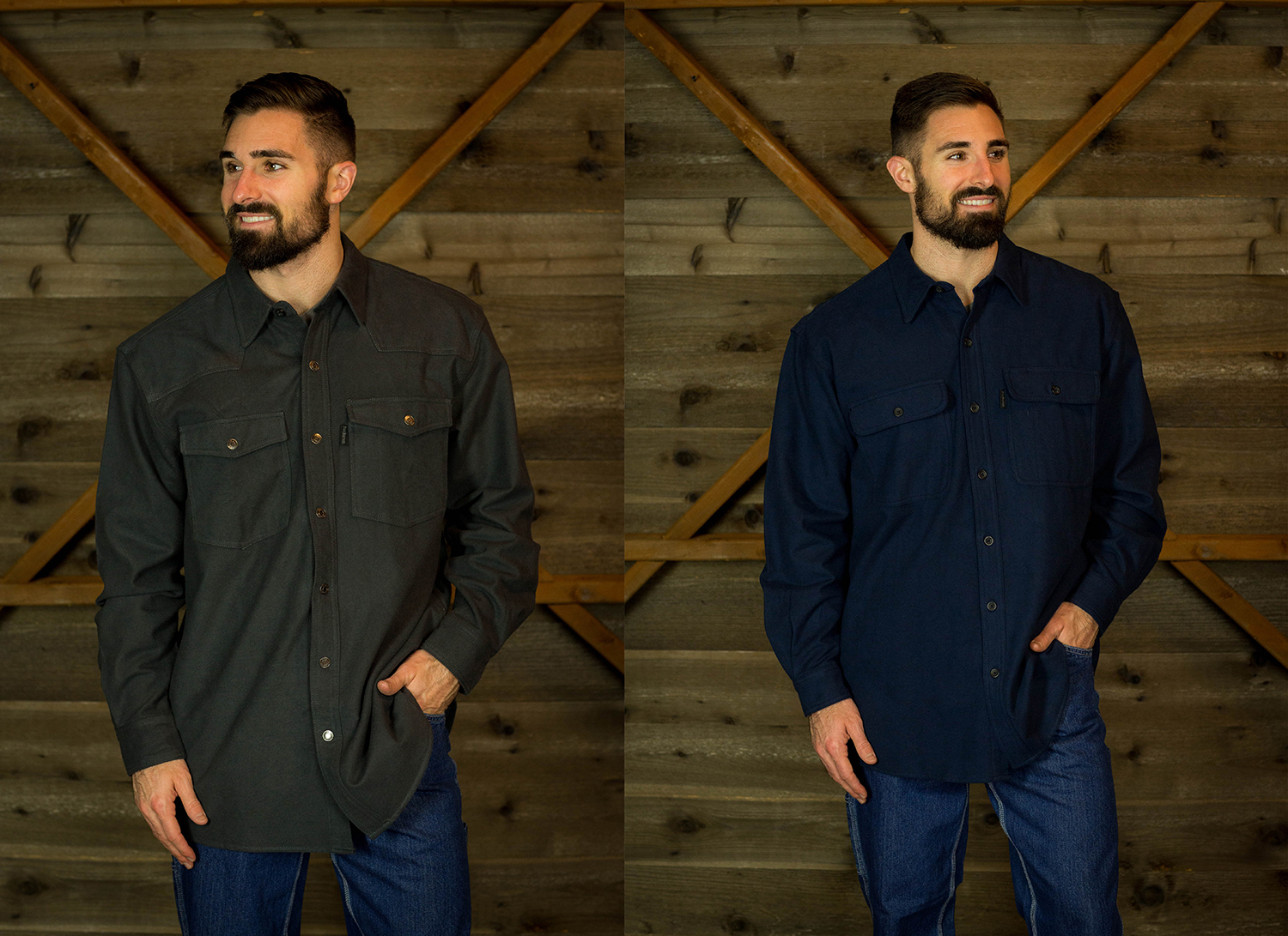 Mens Lightweight Cotton Chamois Shirt