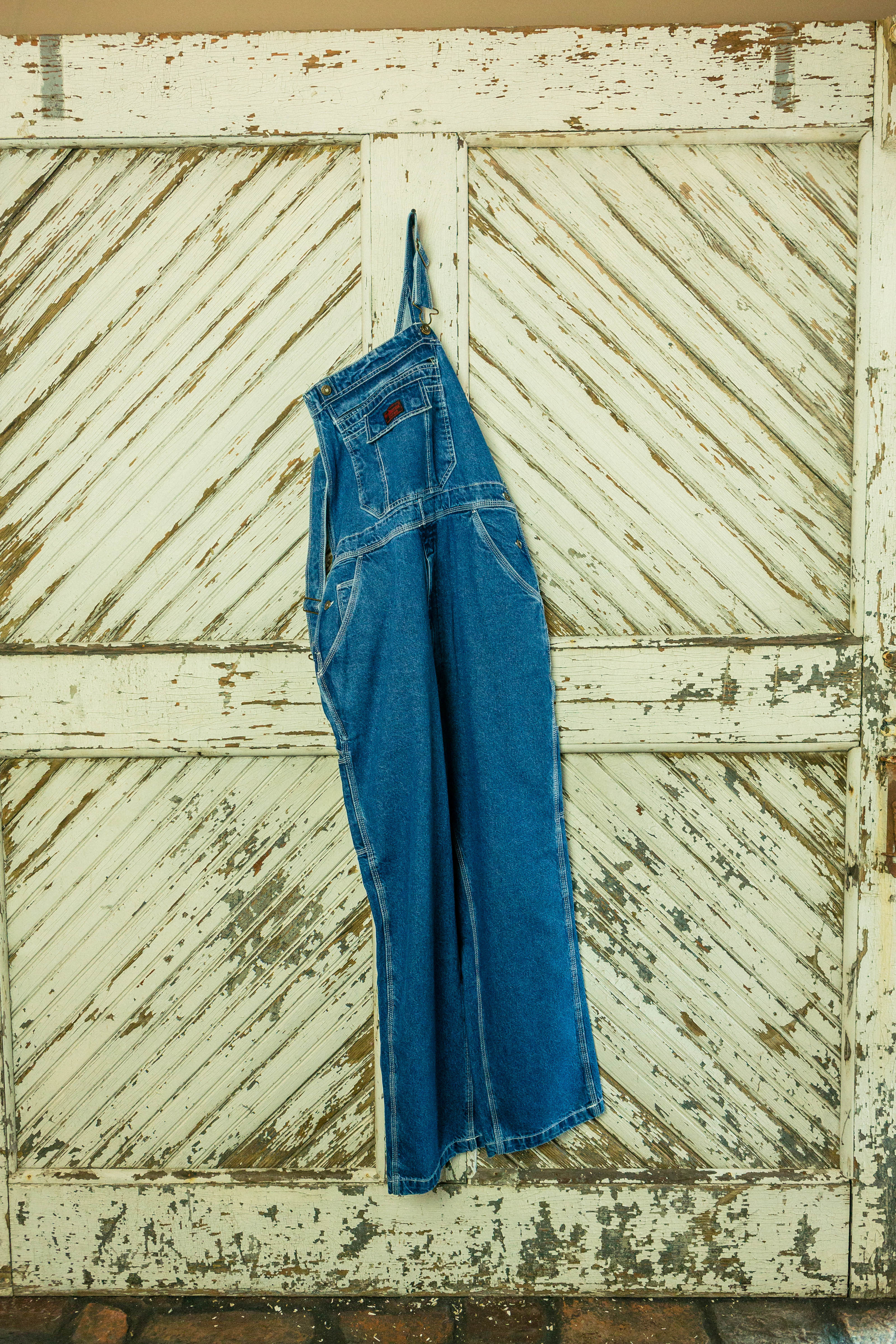 Fleece-Lined Denim Bib Overalls