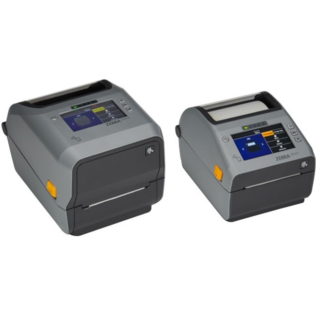 Zebra ZD621 Desktop Direct Thermal Printer - Monochrome - Label/Receipt Print - USB - USB Host - Serial - Bluetooth - Near Field Communication (NFC) - US - With Cutter ZD6A042-D41F00EZ
