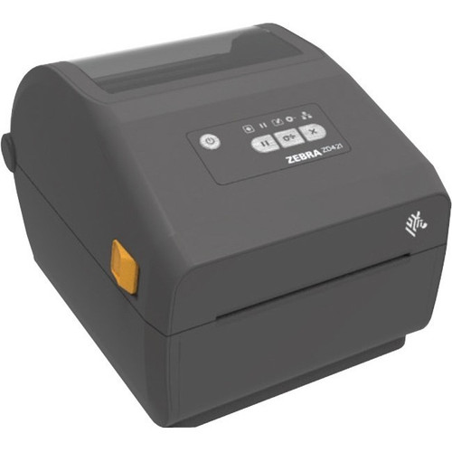 Zebra ZD421d Desktop Direct Thermal Printer - Monochrome - Label/Receipt Print - Fast Ethernet - USB - USB Host - Bluetooth - Near Field Communication (NFC) - EU, UK - Gray ZD4A042-D0EE00EZ