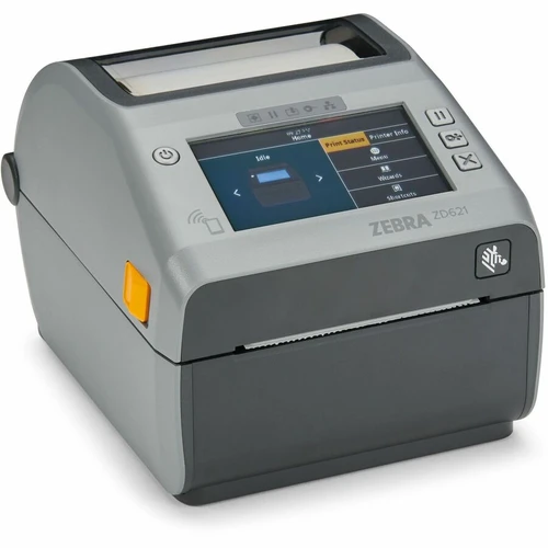 Zebra ZD621 Desktop, Retail, Healthcare, Transportation & Logistic, Manufacturing Direct Thermal Printer - Monochrome - Label/Receipt Print - Ethernet - USB - USB Host - Serial - Bluetooth 5.3 - Wireless LAN - Near Field Communication (NFC) - RFID...
