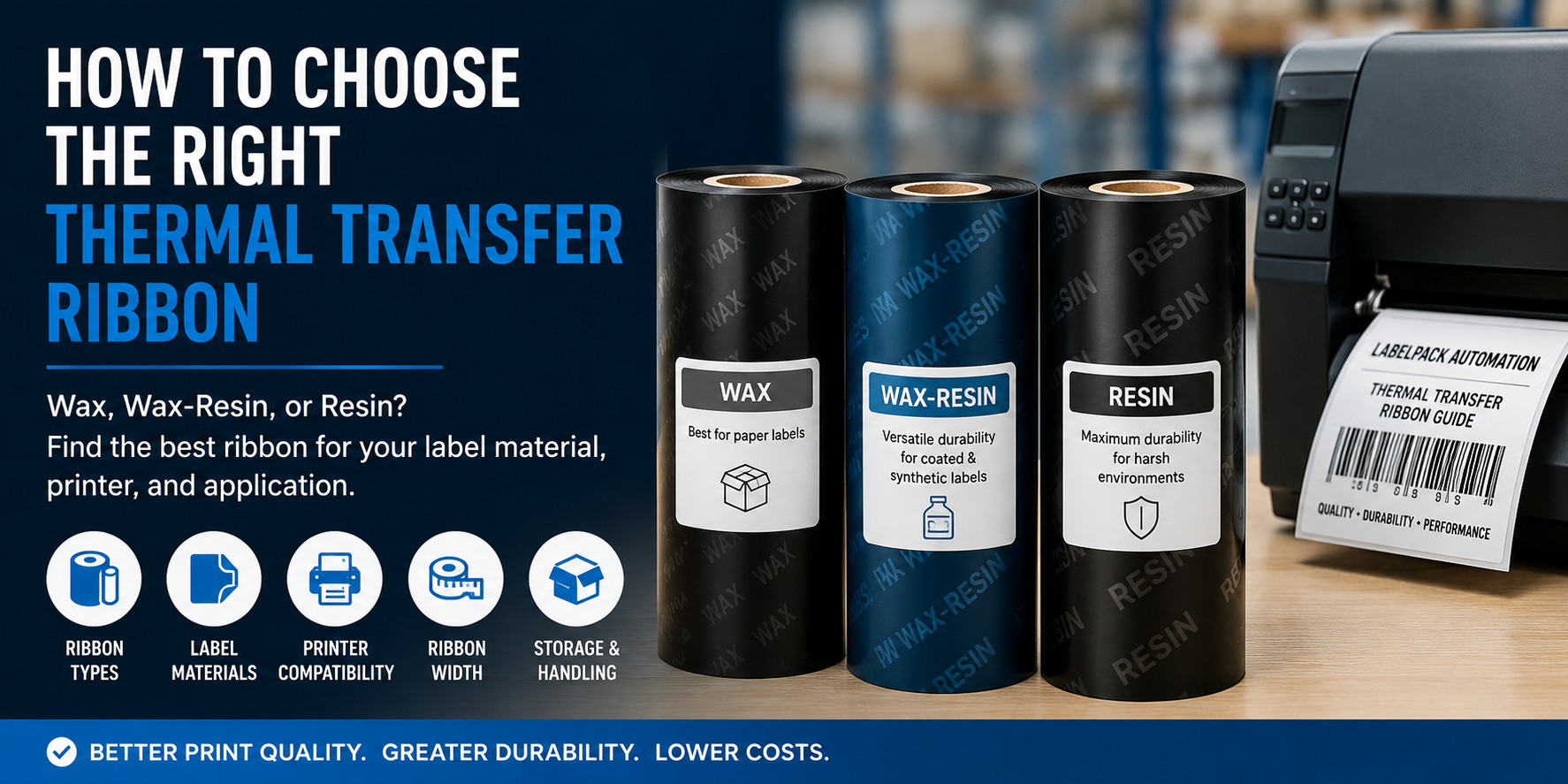 How to Choose the Right Thermal Transfer Ribbon