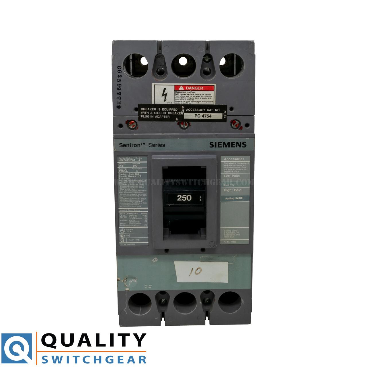 HFXD63S250A, front