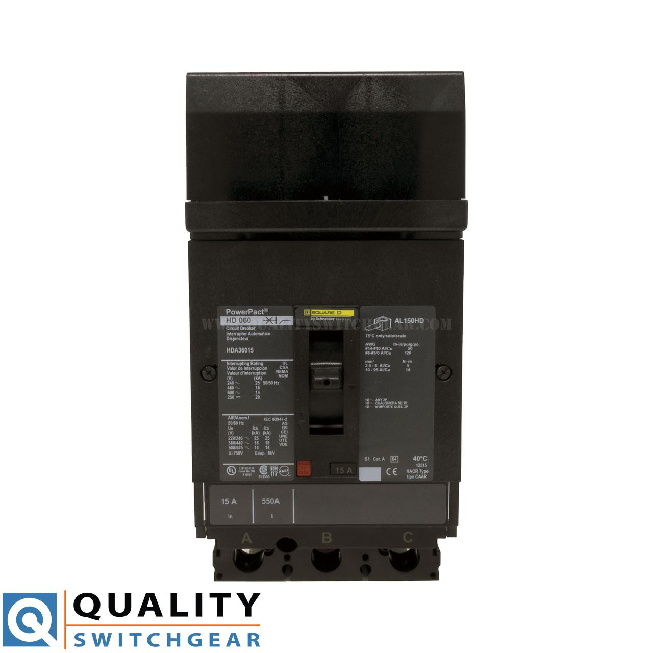 HDA36015, front