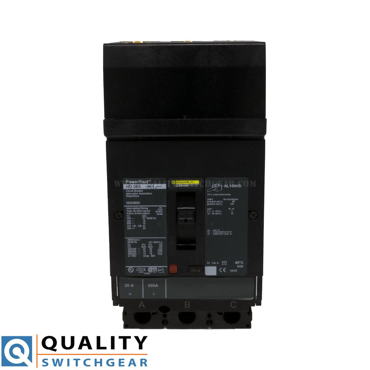 HDA36020, front