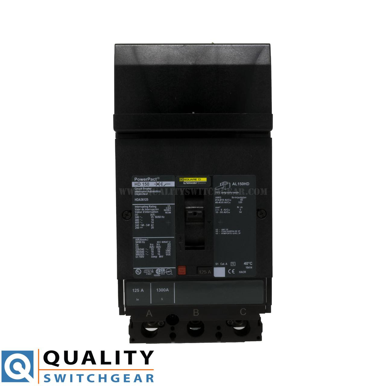 HDA36125, front