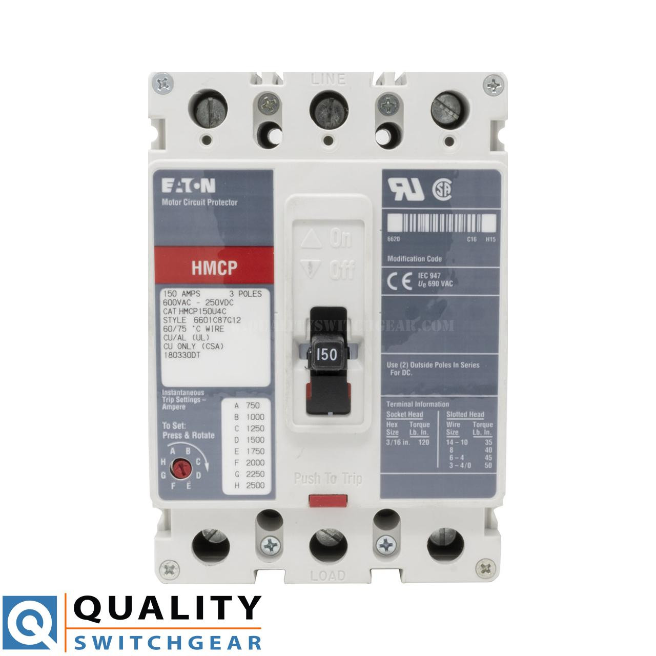 HMCP150U4C, front