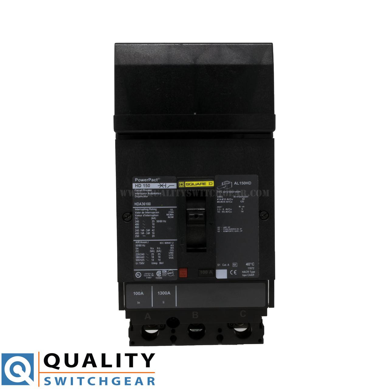 HDA36100, front