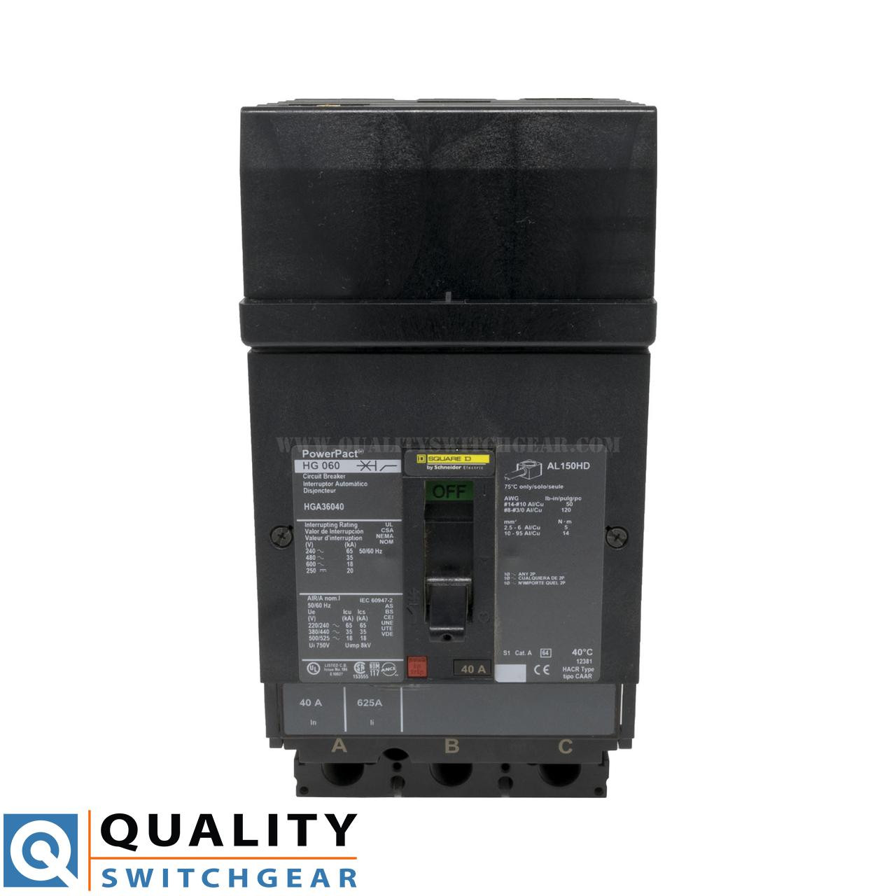 HGA36040, front