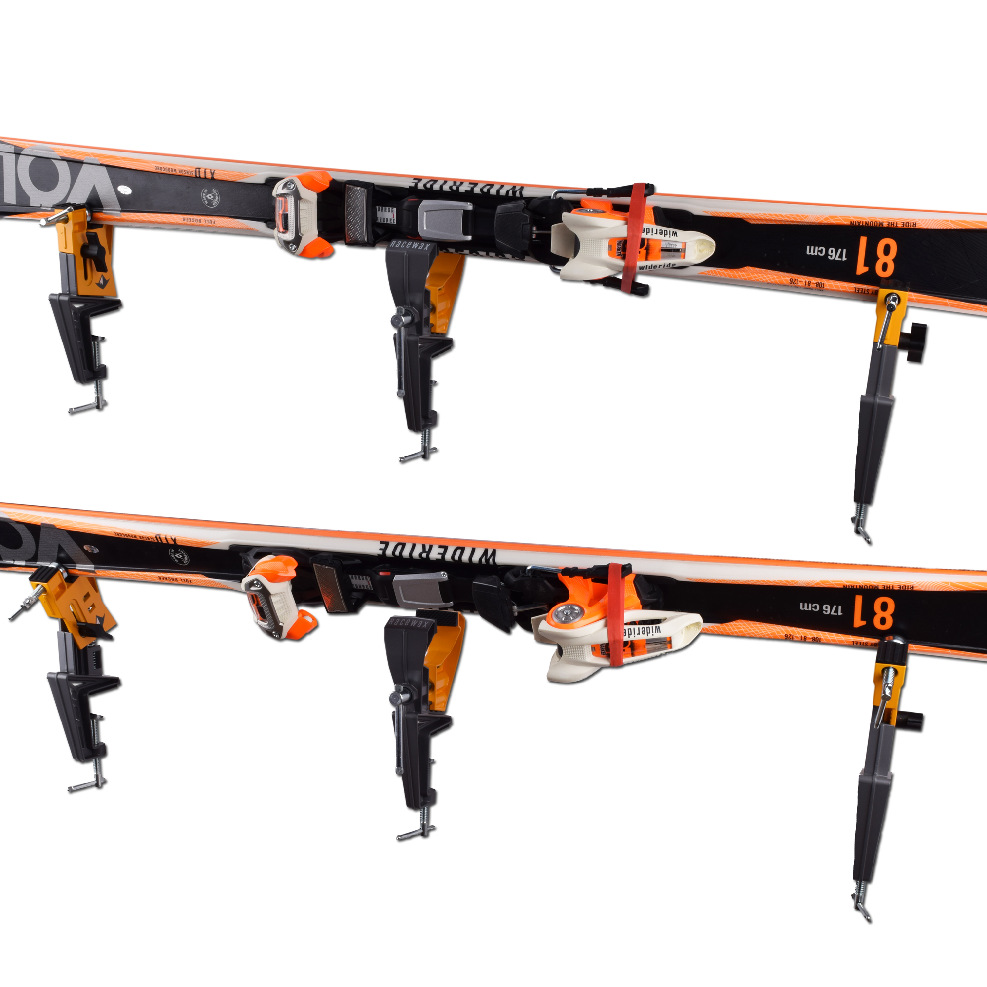 RaceWax World Cup Pro Ski Vise All-Metal Three Piece - (PB