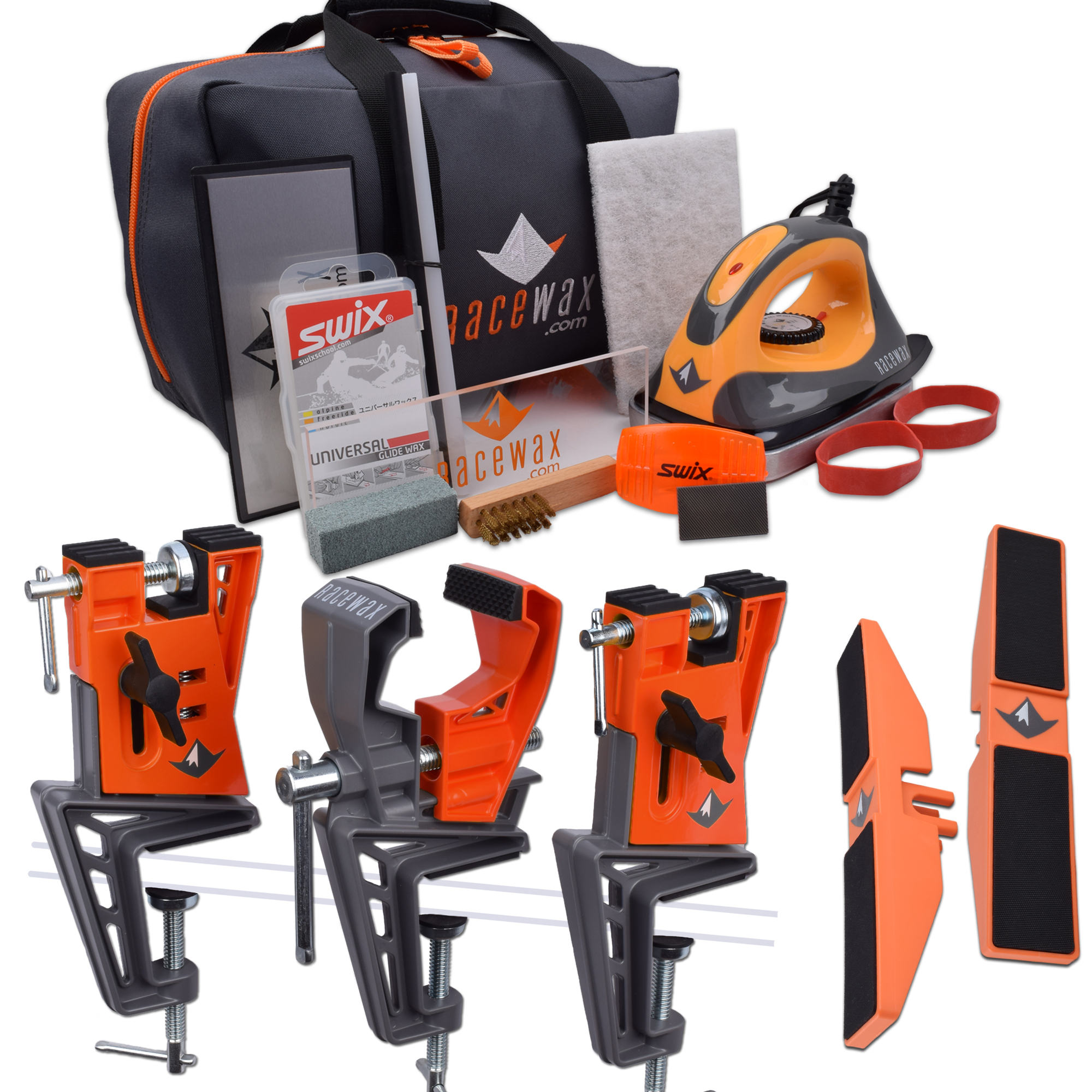 RaceWax Digital Elite Ski Wax Tuning Kit + Metal World Cup