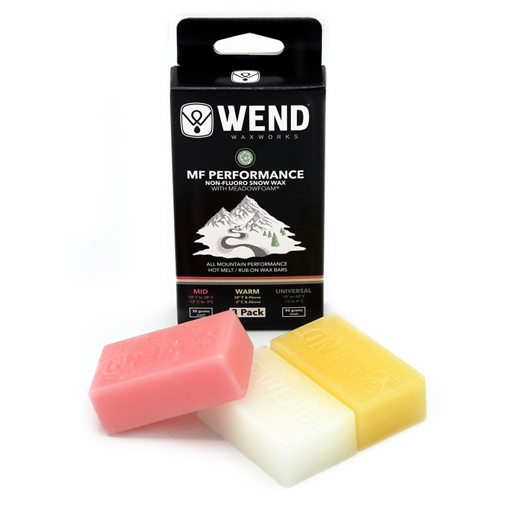 WEND MF Performance Hot Melt/Rub-On Combo 3 Pack - Mid, Warm, Universal - 90g
