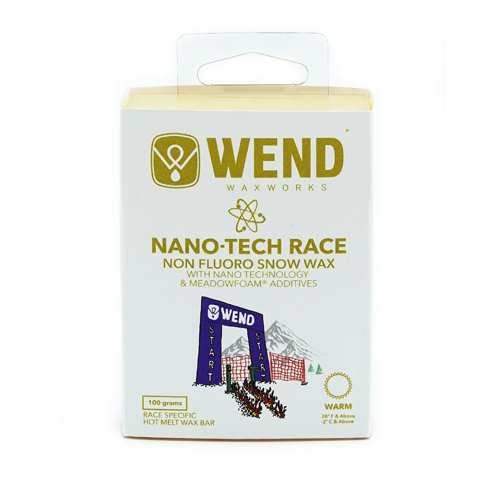 WEND NT Nano-Tech Race Wax Hot Melt Warm Yellow Bar - 100g