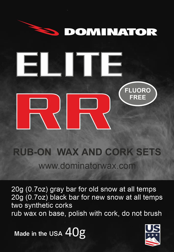 Dominator Flouro-Free Elite RR Rub-on Wax 40g