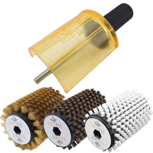 RaceWax 100mm Roto Brush Ski Wax Kit SnapOut Quick-Change