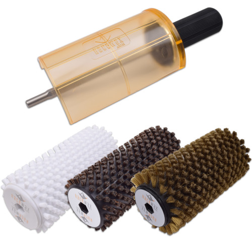 Racewax Pro Brass Ski Snowboard Wax Brush 10 mm