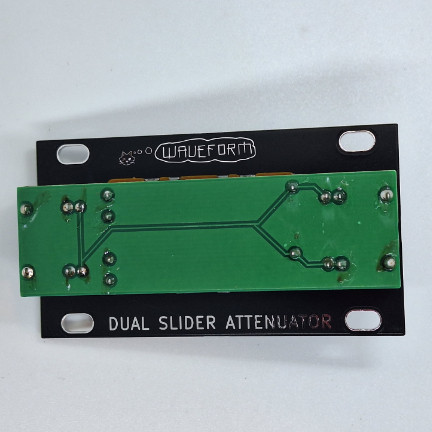 1U Dual Slider Attenuator - Waveform DIY Project Passive