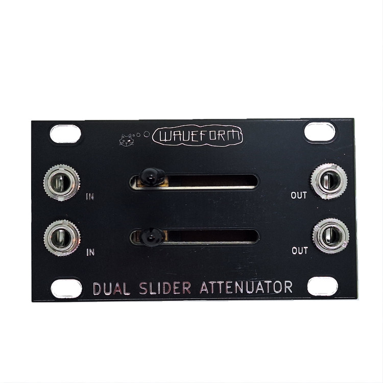 【自作passive attenuator】remote 付き 銘木天板組込❼ 1U Dual Slider Attenuator - Waveform DIY Project Passive