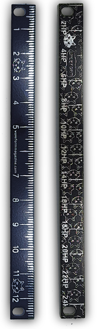 Catwalk 2 HP cm/mm and HP Ruler Blank Panel Eurorack Module