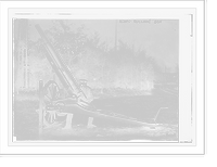 Historic Framed Print, Krupp balloon gun - 3,  17-7/8" x 21-7/8"