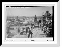 Historic Framed Print, Mexico valley from Guadaloupe,  17-7/8" x 21-7/8"