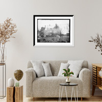 Historic Framed Print, Home of Gov. Dix, Albany, New York,  17-7/8" x 21-7/8"