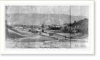 View of Romney, Va. Hampshire County, Antique Poster