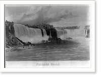 Niagara Falls.lithographed by The Sage, Sons & Co. L., P. & M. Co., Buffalo. Classic, Vintage Wall Art
