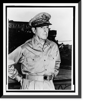 Historic Framed Print, Gen. Douglas Macarthur,  17-7/8" x 21-7/8"